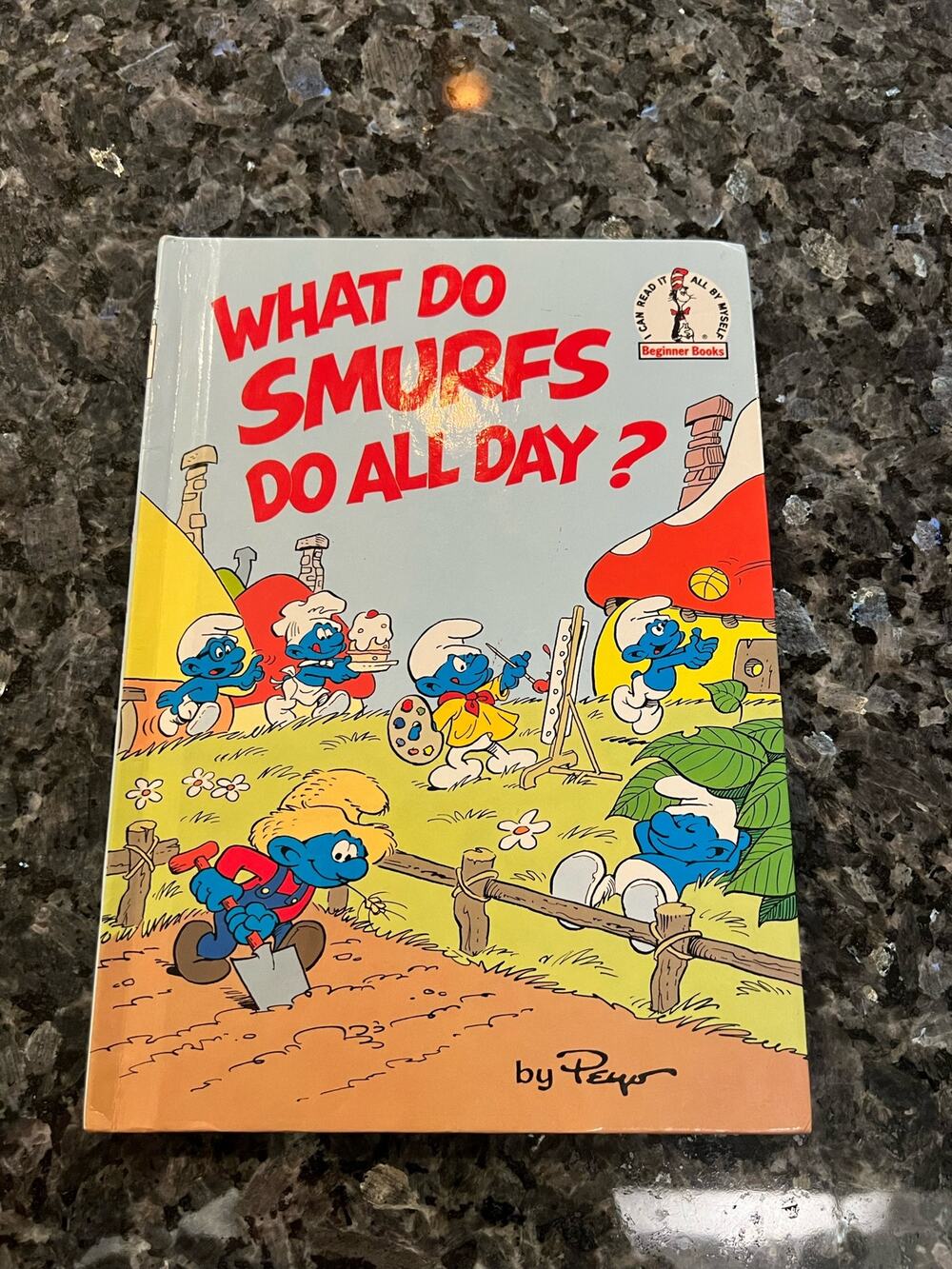 Vintage Dr. Seuss What Do Smurfs Do All Day? By Peyo book